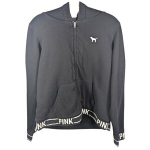 Victoria’s Secret Pink Y2K Faux-Fur Lined Rare Full Zip Hoodie woman's large